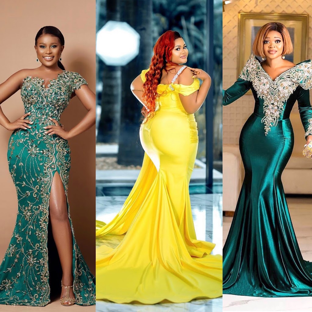 Exclusive Yellow & Green lace styles 2022